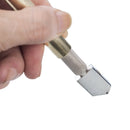 1* Heavy Duty Professional Glass Cutter Diamond Tip Antislip Handle Cutting Tool