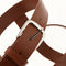 Carrying Strap for Picnic Blanket Throw Travel Rug Brown Leather Carry Strap