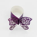 100pcs Butterfly Tissue Ring Napkin Holder Party Banquet Ornament