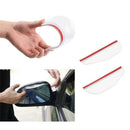 1 Pair Car Rearview Mirror Rain Water Rainproof Eyebrow Cover Side Shield MO