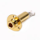 6.35mm Brass Acoustic Electric Guitar Endpin Output Jack Guitar Plug Socket
