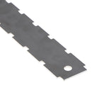 Stainless steel guitar notched ruler gauge tool for fingerboard fretboard SEAU