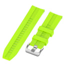 22mm Silicone Wrist Strap Band w/ Buckle for Amazfit GTR 47mm (Lime Color)