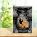 5D DIY Full Drill Diamond Painting Man in the Bottle Embroidery Mosaic Kit