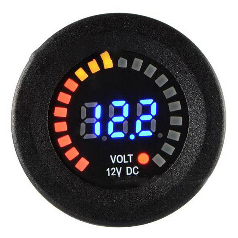 DC 12V Car Motorcycle Boat LED Digital Voltmeter Panel Volt Meter Monitor Ga Ew