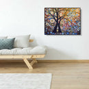 Painting By Numbers Kit DIY Glare Tree Hand Painted Canvas Oil Art Picture