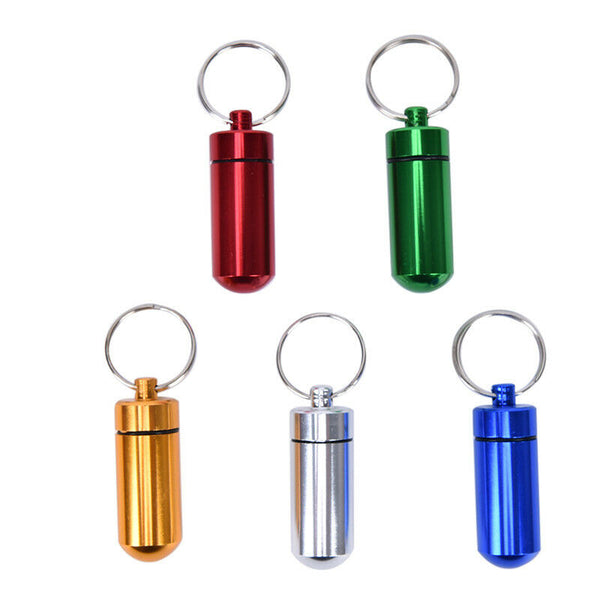 1pc Aluminum Bottle Medicine Gallipot Waterproof Warehouse Random Color  Gw