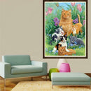 5D Cat Diamond Painting Embroidery DIY Cross Stitch Needlework Home Decor