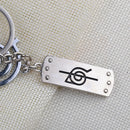 Naruto Kakashi Konoha Ninja Keychain Carved Hollow Pendant In Key Chains
