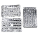 20pcs Disposable Aluminum Foil Barbecue Grilling CookingTrays Outdoor BBQ Spare