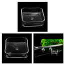 3x Aquarium Shrimp Feeding Dish Bowl Aquarium Tray Water Food Smaller Reptile