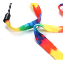 65" Rainbow Cloth Stripe Tease Cats Rod Teaser Funny Playing Pet Cat Toys ^^