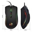 A869 USB Wired Colorful Gaming Mouse 3200DPI 7 Buttons Optical Mouse W Hn