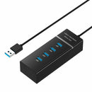 High Speed 4 Port USB 3.0 Multi HUB Splitter Expansion Desktop PC Laptop Ad R5R5