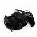 Women Black Hair Wave Scrunchie Bun Extensions Curly Ponytail Hairpiece V6A6