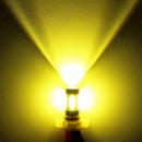 Pack of 2 H3 80W 800LM Car Yellow LED DRL Fog Light Driving Lamp Replacemet