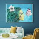 5D DIY Special Shaped Diamond Painting Girl Cross Stitch Mosaic Kits Decor