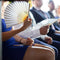 18 Pieces White Handheld Fans Cloth Fans Bamboo Folding Fans For Wedding De G1W6