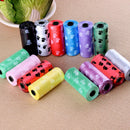 5 Rolls Pet Dog Cats Waste Plastic Bag Degradable Poop Clean Up Bags & Refills