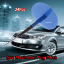 24 X TYRE PUNCTURE REPAIR PLUG PATCHES 36MM CAR BIKE MUSHROOM PATCH USEFUL