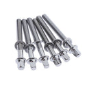 18 Pieces 5mm Drum Tension Rods with Washers / Drum Screws / Tension Screws