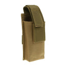 2pcs Nylon Molle Single Mag Pouch Magazine Pouch Molle Tourniquet Pouch Tan