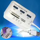 B3.0 Data Transmission Multifunctional Card Reader 3 Ports High Speed B Hub