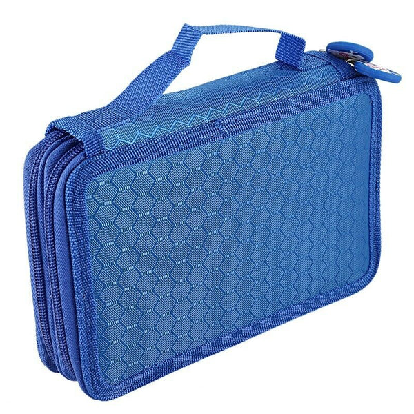 High Capacity Holder Stationary Pencil Case Pen Box Storage Bag New, 2 Laye U7U5