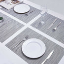 Placemats Gray Place Mats Placemats Wipeable Easy To Clean Table Placemats