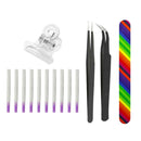 10pcs / pack Fibernails Fiberglass for Nail Extension Nail Form Acrylic Tips Set