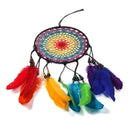Colorful Feathers Handmade Dreamcatcher Craft Dream Catcher Net Home Decor