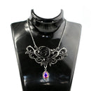 Retro Charm Black Rose Crystal Pendant Brooch Fashion Jewelery Women Clothi
