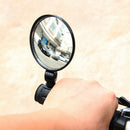 Black Round Universal Bicycle Cycling Handlebar Rearview Rear View Mirrors