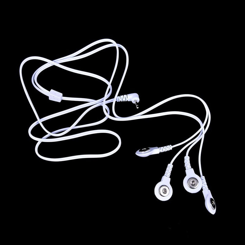 2.5mm 4 Button 2 In 1 Electrode Lead Wires Connecte Cables for  Machine D Kw