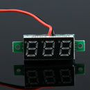 0.28inch LCD Two Wire 2.5-30V Red LED Digital DC Voltmeter Panel Meter A