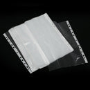 A4 clear plastic punched pockets / wallets / sleeves 200 Pcs R2V9
