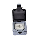 13A Outdoor Wall Socket IP66 waterproof &Dust Outlet C8S6 Proof Power EU S7C6