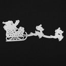 Santa Sled Metal Cutting Die Stencil DIY Scrapbooking Album Embossing Craft