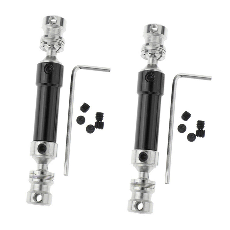 2x Aluminum Universal Drive Shaft for WLTOYS 12428 12423 Upgrade Parts