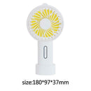 3 Speed Outdoor Portable Mini USB Shaking Head Silent Handheld Fan (White) A