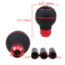 Car Leather gear Manual Stick Shifter Lever Gear Shift Knob Head Cover 5 Speed