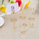 12 Pack Table Number Card Holders Photo Holder Stands Place Paper Menu Clip P9V9
