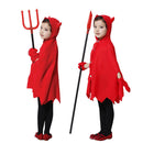 Unisex Boy Girl Horn Devil Cloak Cape Halloween Prop Fancy Costume