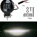 LED Light Red Work Flood Light 30W 6000K Super Bright for Car SUV Truck XZN OWQ