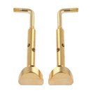 2pcs Violin Adjustable Plating Copper Chinrest Clamps Screws Accessories A