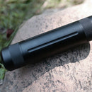 Aluminum Alloy Black Waterproof Bottle Camping Survival Seal Bottle Edc Out