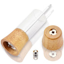 Acrylic Salt and Pepper Grinder Set, Wooden Salt and Pepper Mills- Shakers