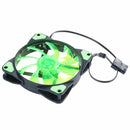 15 Lights LED PC Computer Chassis Fan Case Heatsink Cooler Cooling Fan DC