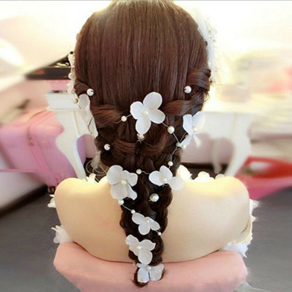 Wedding Bridal Flower Girl Flower Headband Hair Band Headpiece best Supply