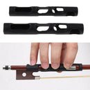 2 Pcs of Set Violin Bow Holder Hold Buddy for Violin Accessories 9.4cm+7.8cm